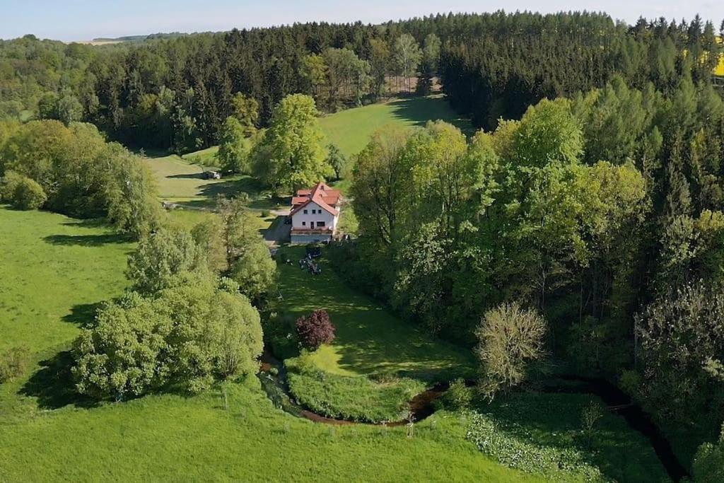Wald-Apartment Limbach-Oberfrohna Luaran gambar