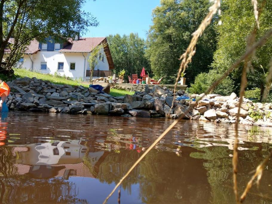 Wald-Apartment Limbach-Oberfrohna Luaran gambar